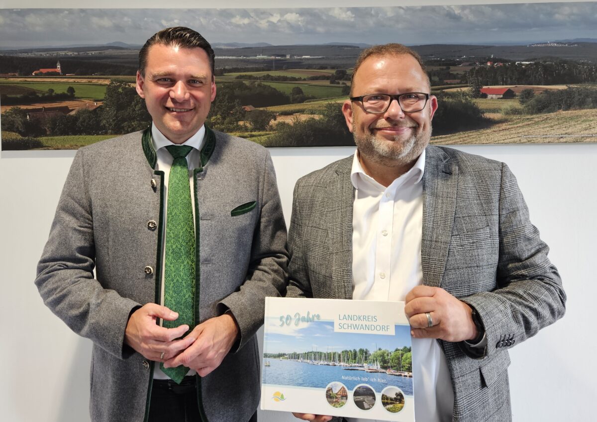 Neuer Bereichsleiter beim Antrittsbesuch bei Thomas Ebeling