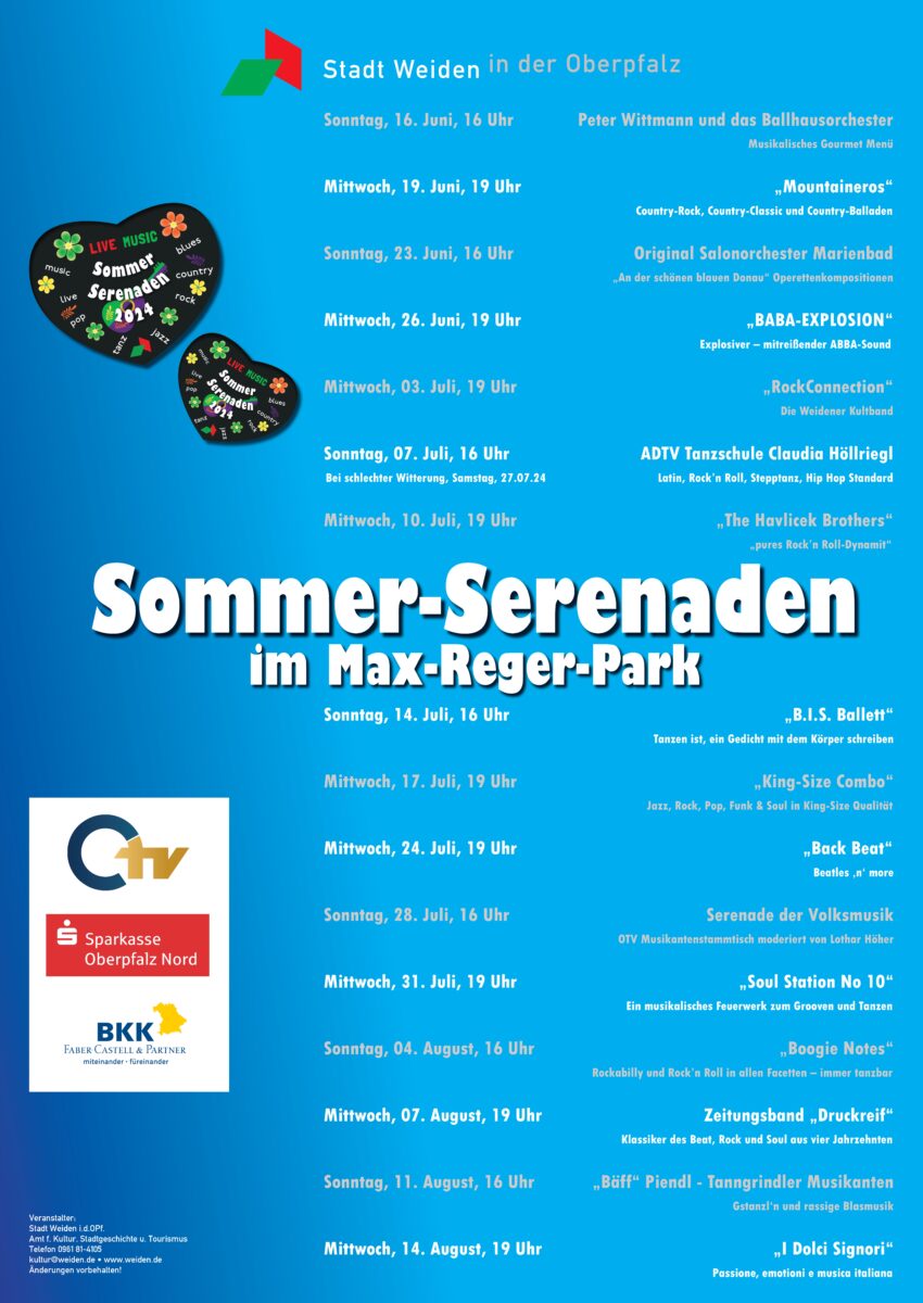 Sommerserenaden locken wieder nach Weiden