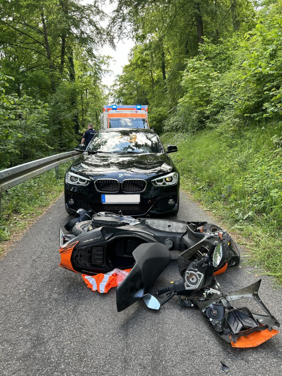 Rollerfahrer musste ins Krankenhaus