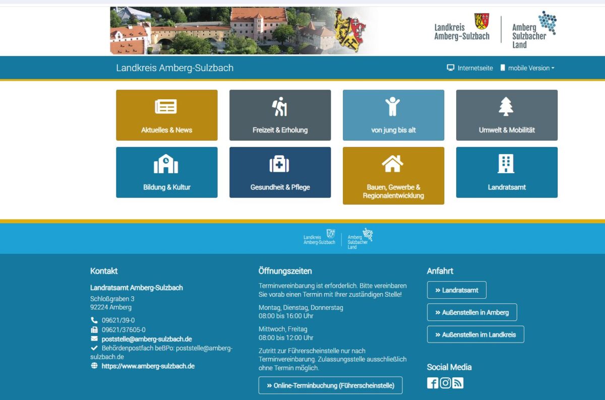 Neues bürgerfreundliches Webangebot – Informationen in App-Optik noch einfacher abrufbar