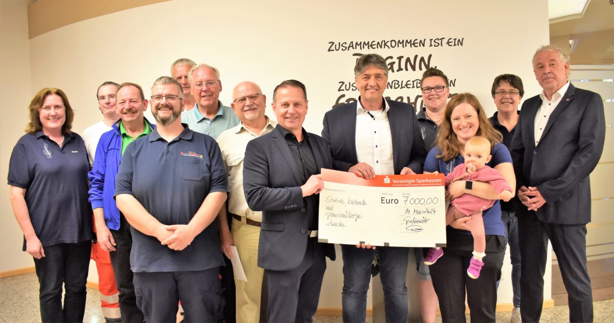 Spenden über 7000 Euro für das Gemeinwohl