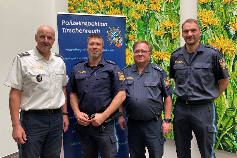 Die Polizeiinspektion Tirschenreuth verändert sich an drei Führungspositionen
