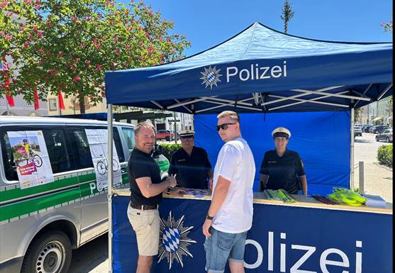 Aktionstag für Radfahrer durch die Polizeiinspektion Tirschenreuth