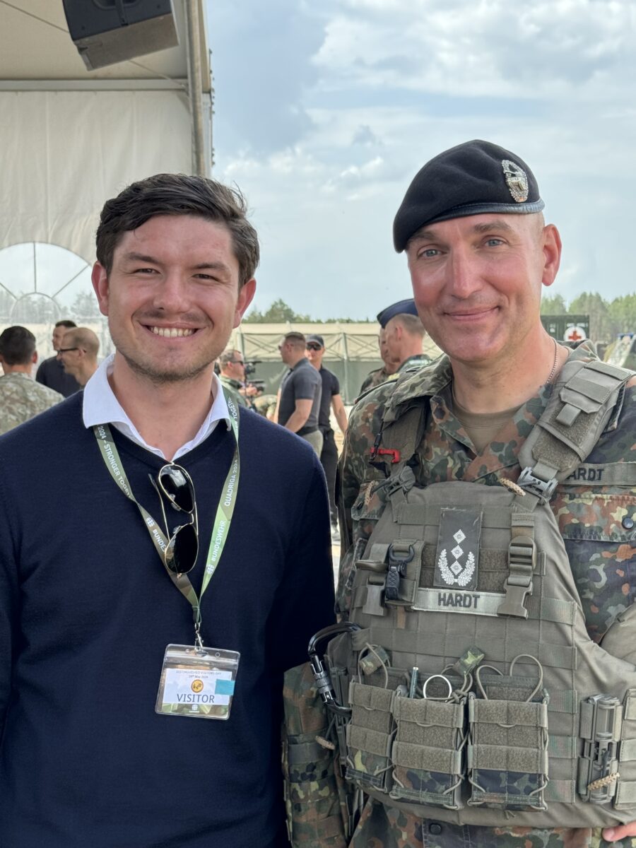 Besuch bei Oberpfälzer Soldaten in Litauen