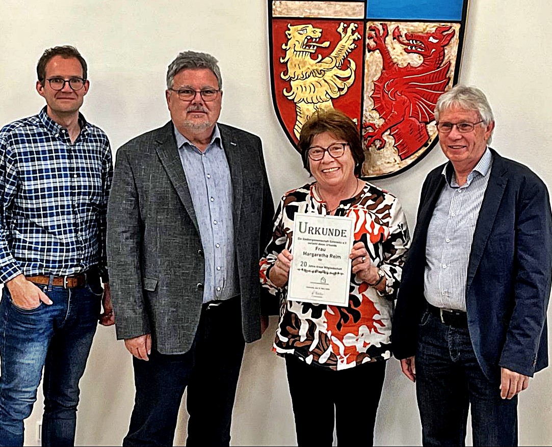 Jahresversammlung der Siedlergemeinschaft Schirmitz mit Ehrungen im Bürgersaal
