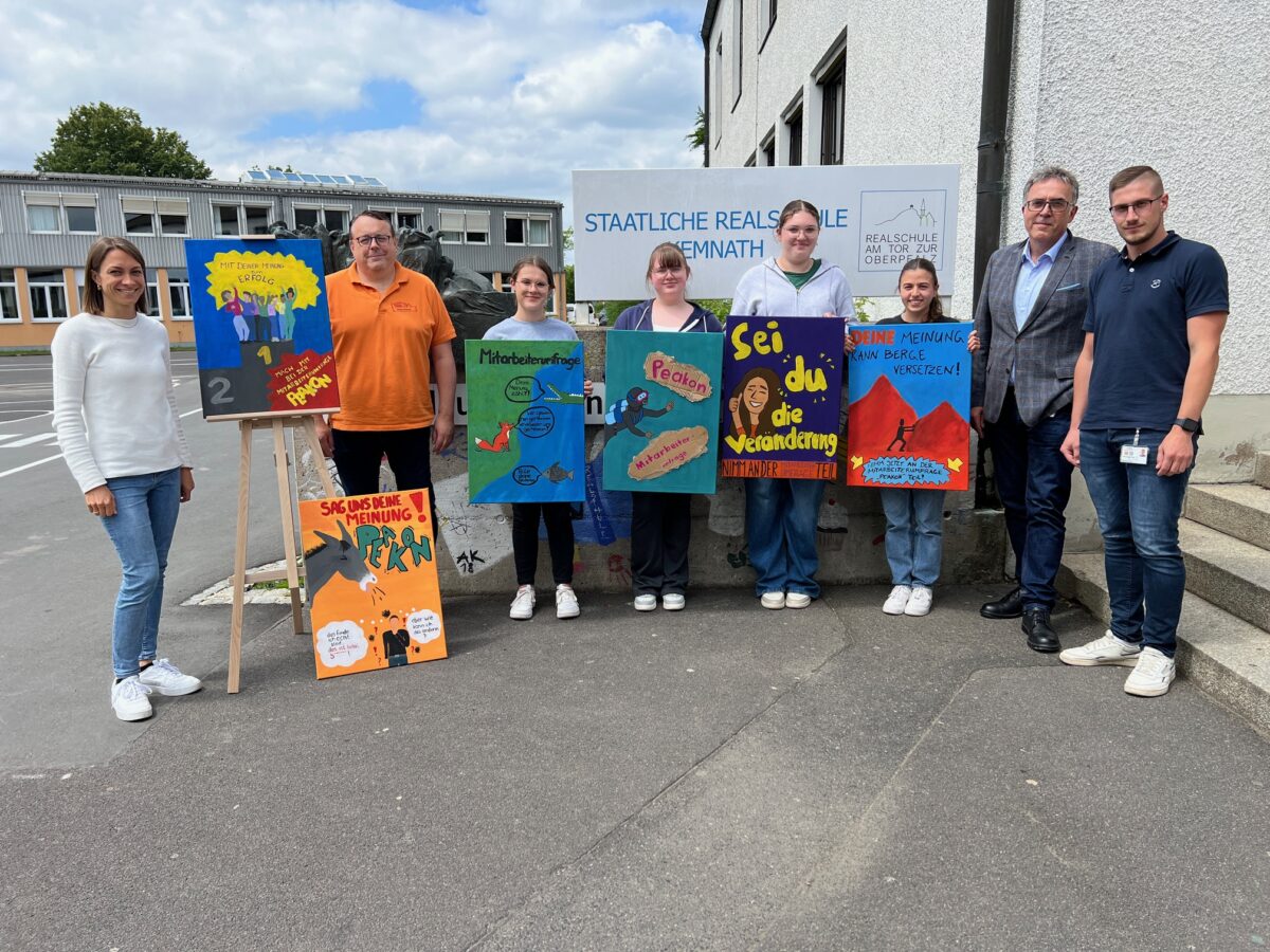 Künstler der Kemnather Realschule erschaffen Plakate für Siemens Healthineers