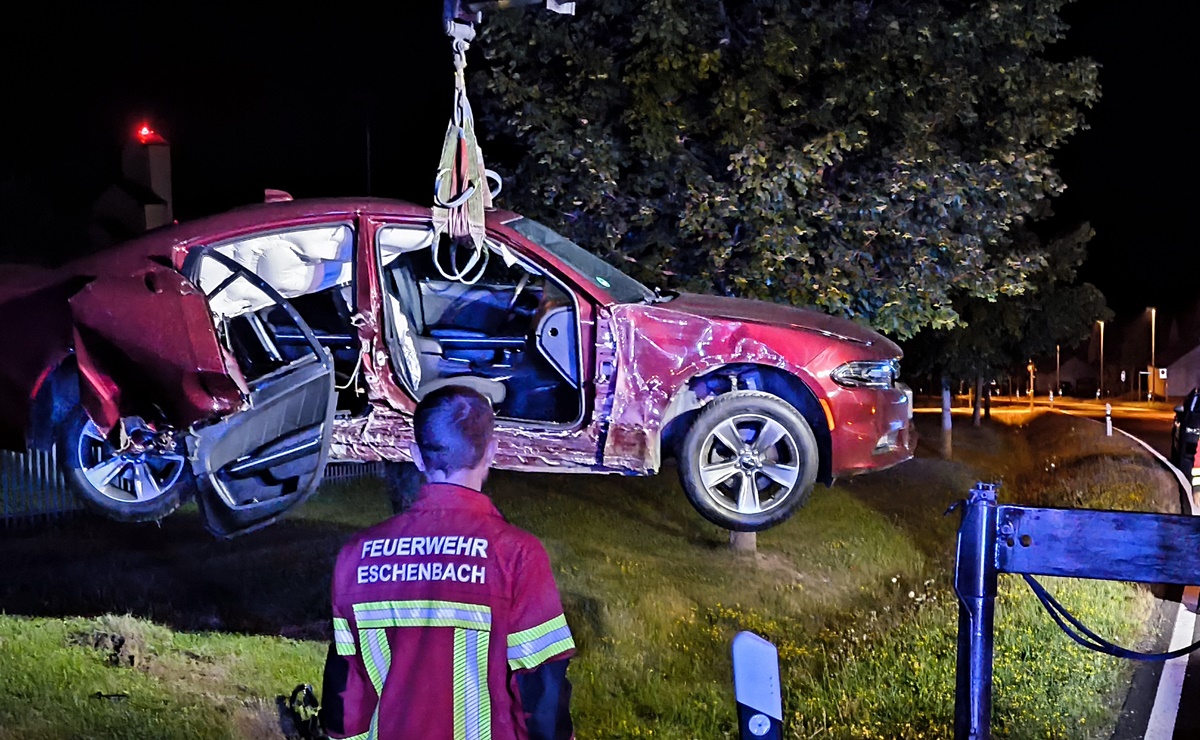 Dodge-Fahrer verunglückt am Netzaberg:  Schaden über 30.000 Euro