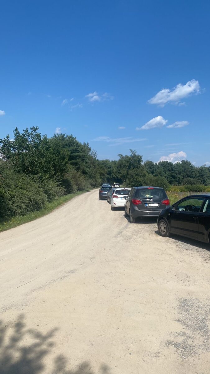 Kontrollaktion an den Seen – uneinsichtige Falschparker