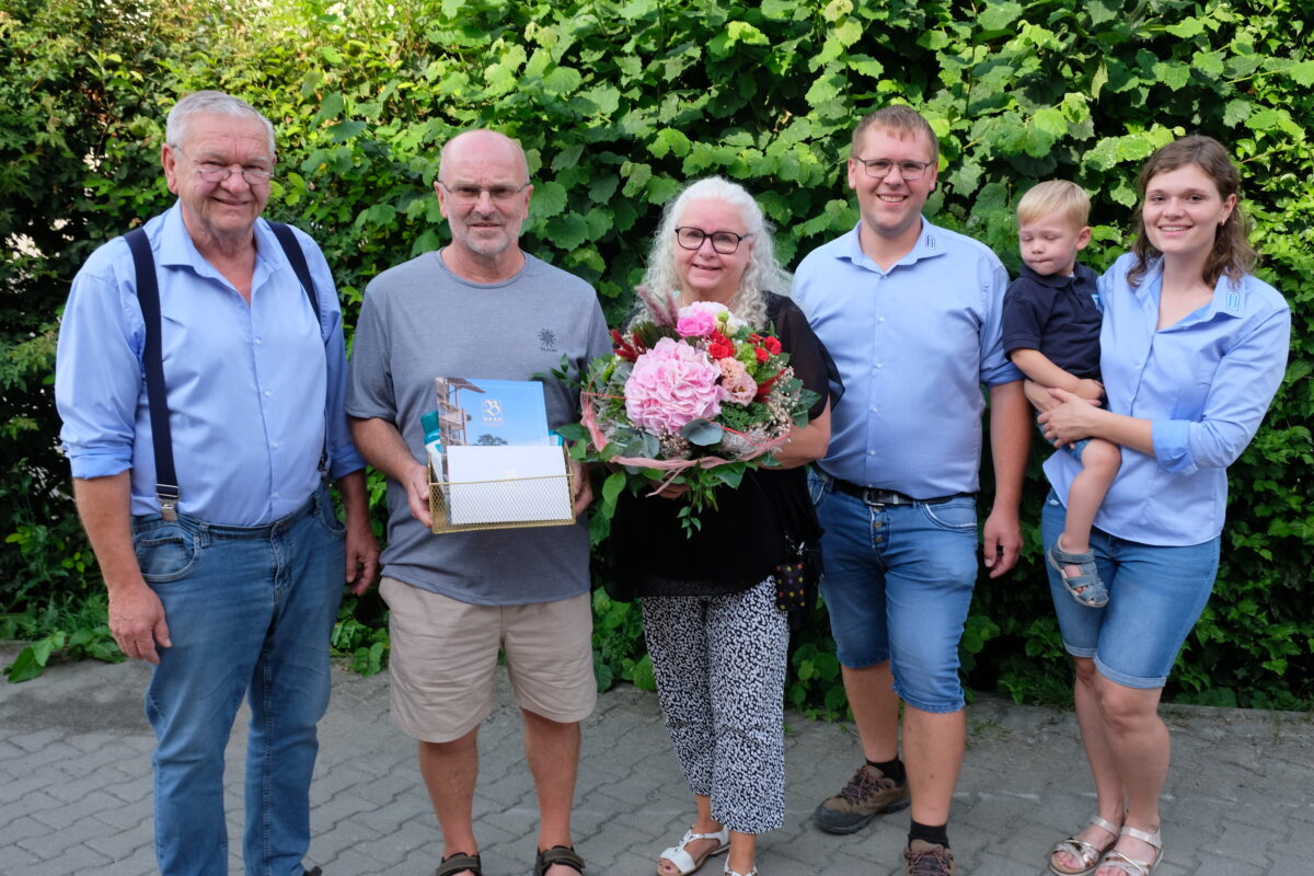 Florian Philipp: 50 Jahre treue Dienste bei Firma Dunzer