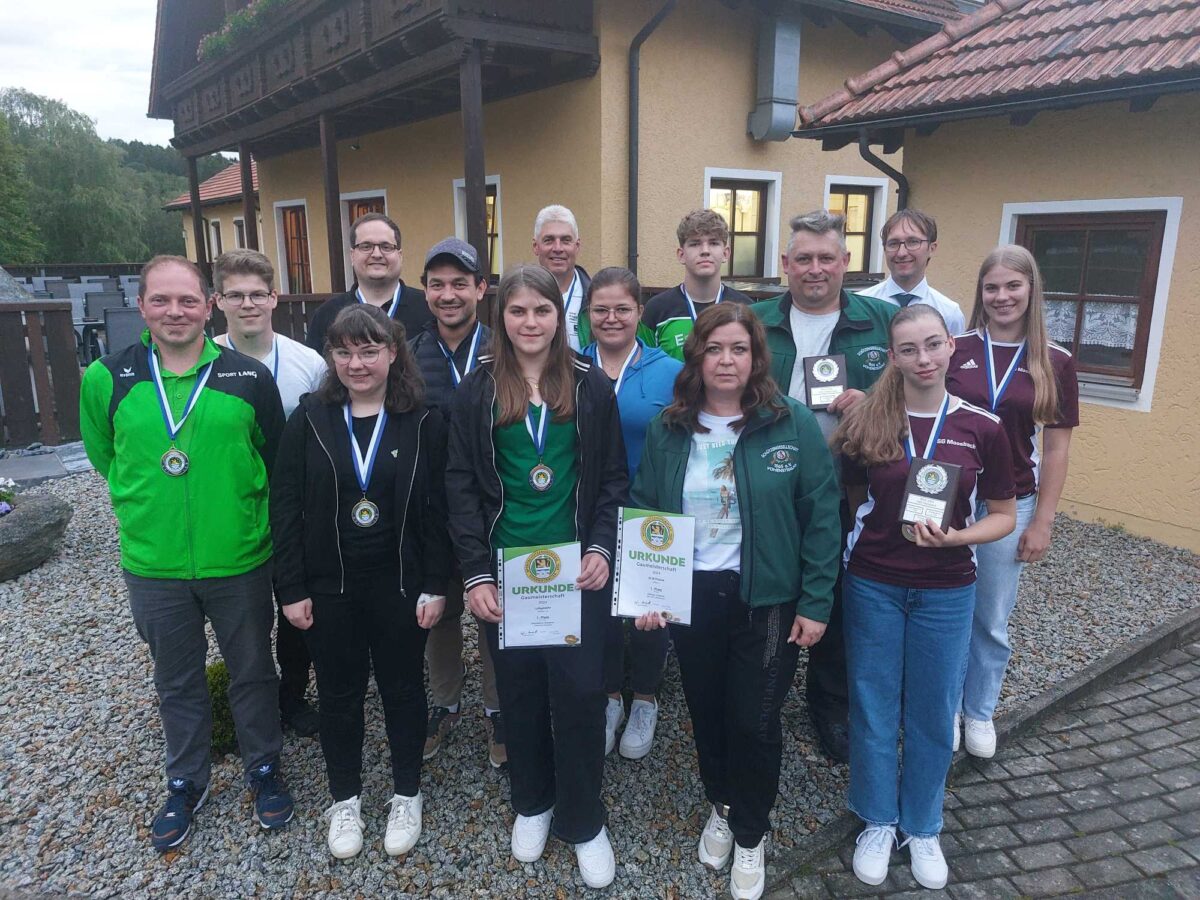 Ehrung der Gaumeister im Sportschützengrenzgau Vohenstrauß