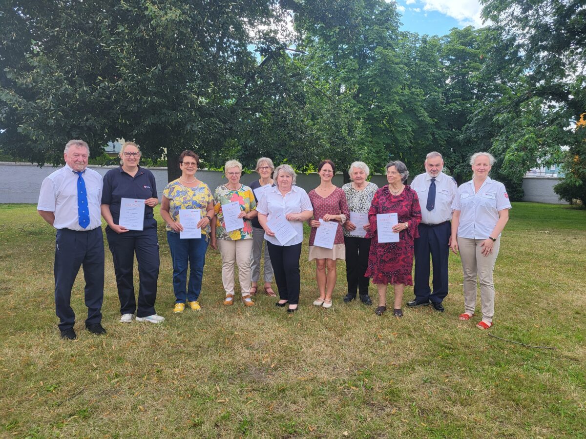 Mitgliederehrungen bei den Maltesern in Weiden