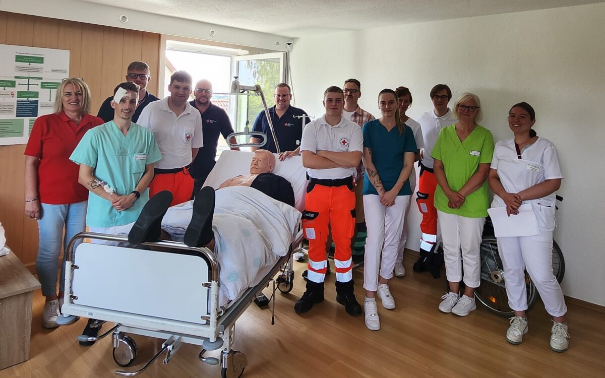 BRK trainiert für Notfälle in Vohenstrauß
