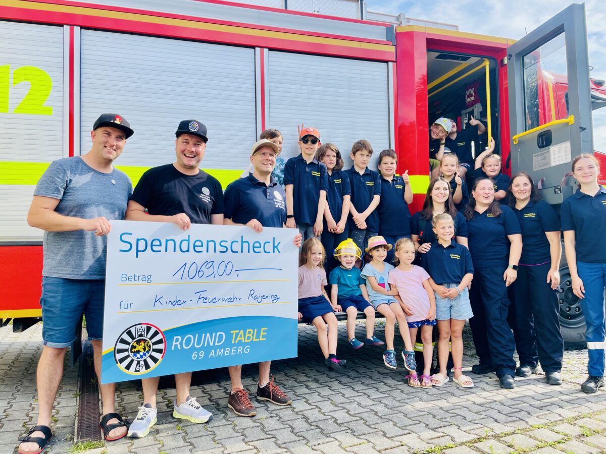 1069 Euro für Ambergers jüngste Feuerwehrkräfte