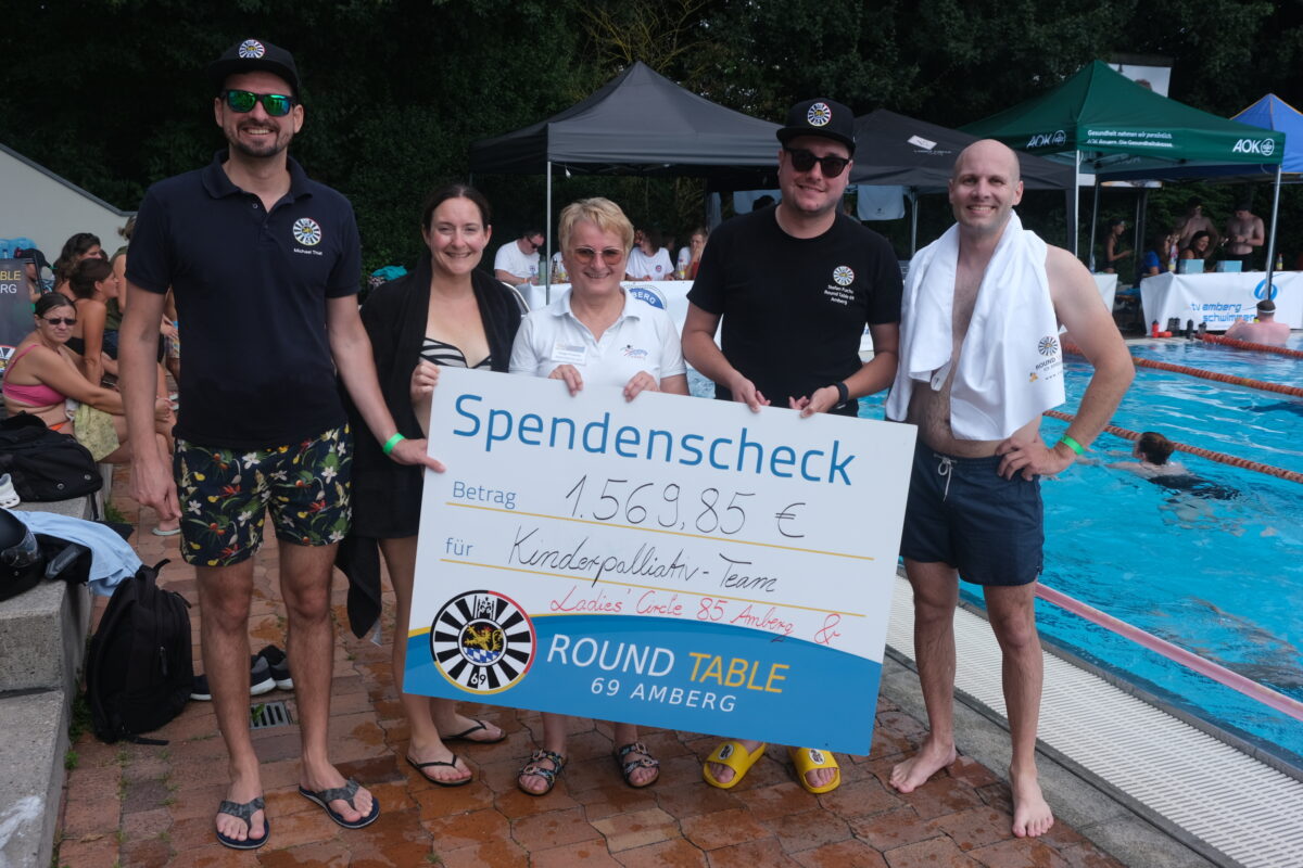 Amberger Clubs spenden für Kinderpalliativstation