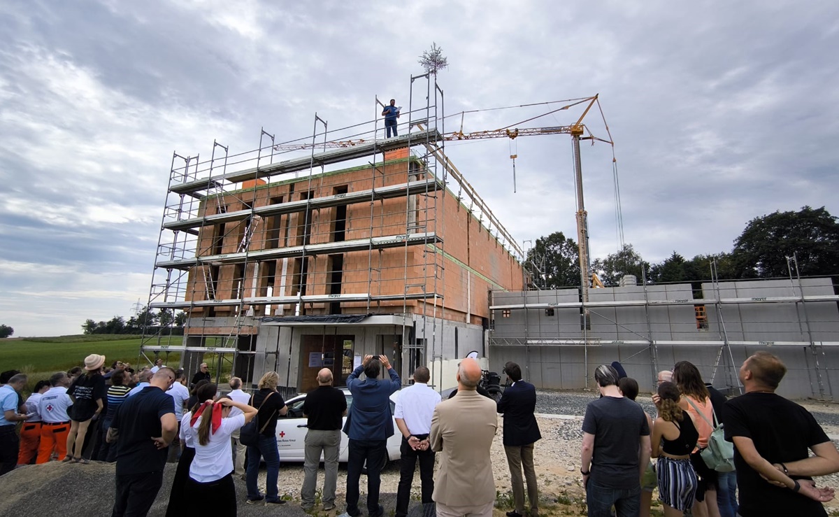 Es geht voran – Richtfest am neuen BRK-Haus in Eschenbach