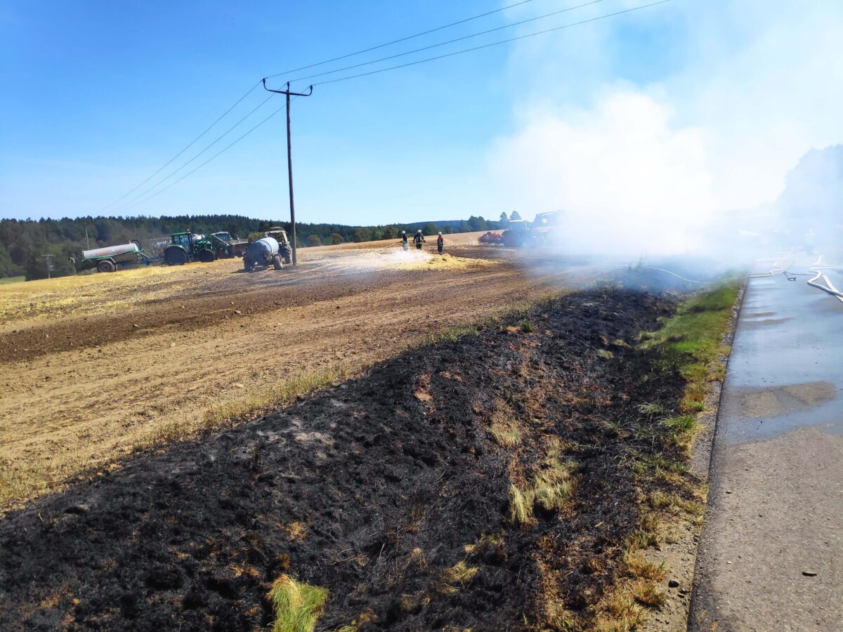 Feuerwehr und Bauern gemeinsam gegen Brände