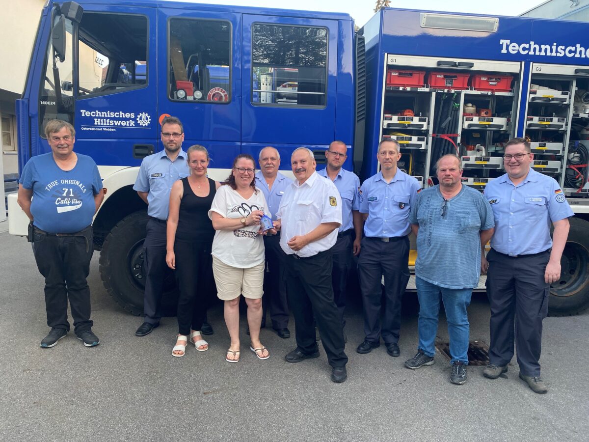 Flossenbürg unterstützt THW Weiden