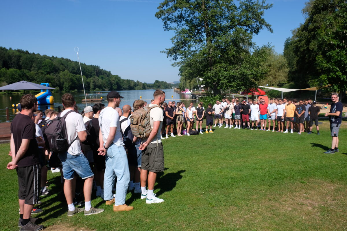 Rußweiher: Ideales Trainingsgewässer für Polizeianwärter