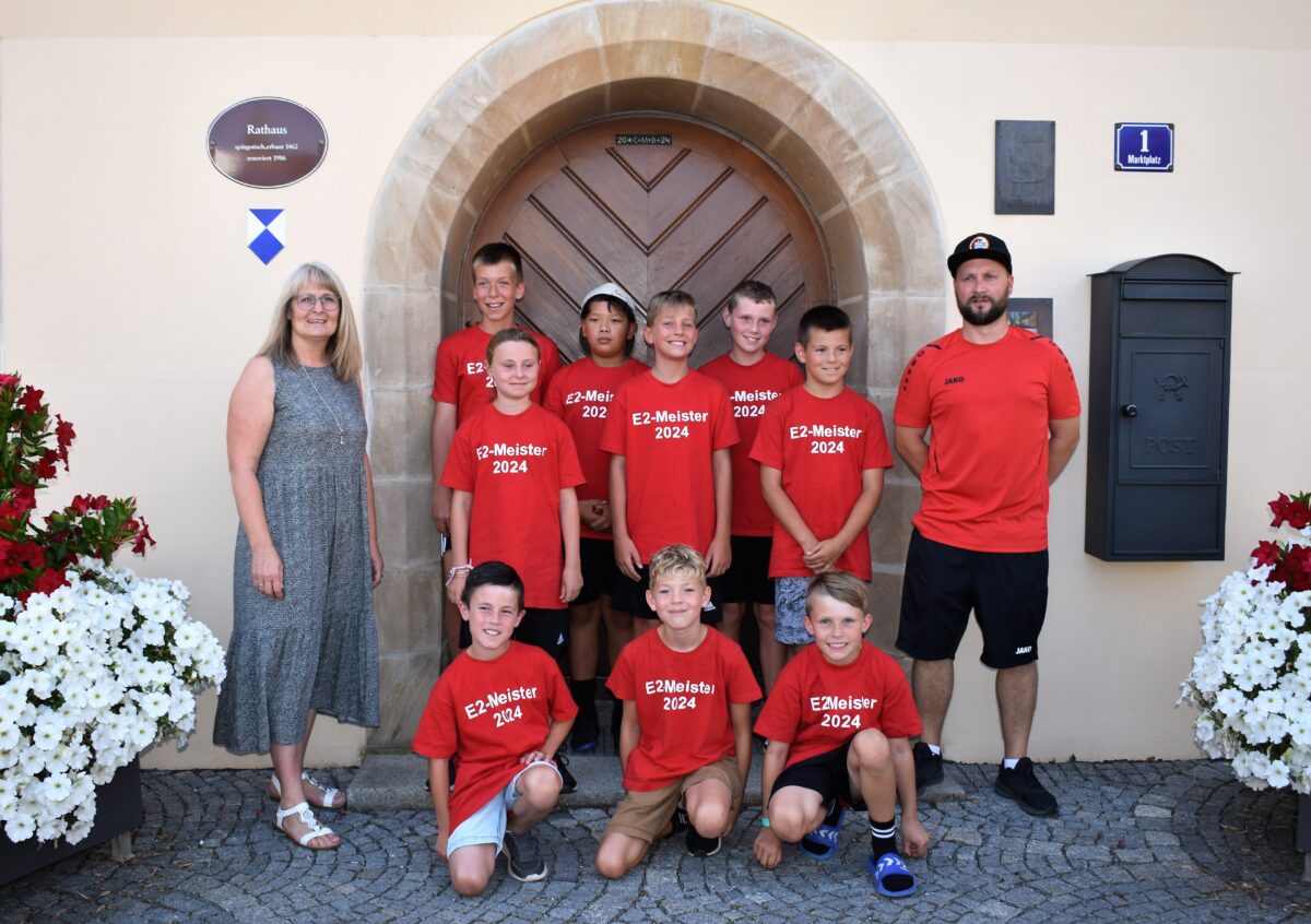 Empfang der E2-Meister im Rathaus Grafenwöhr