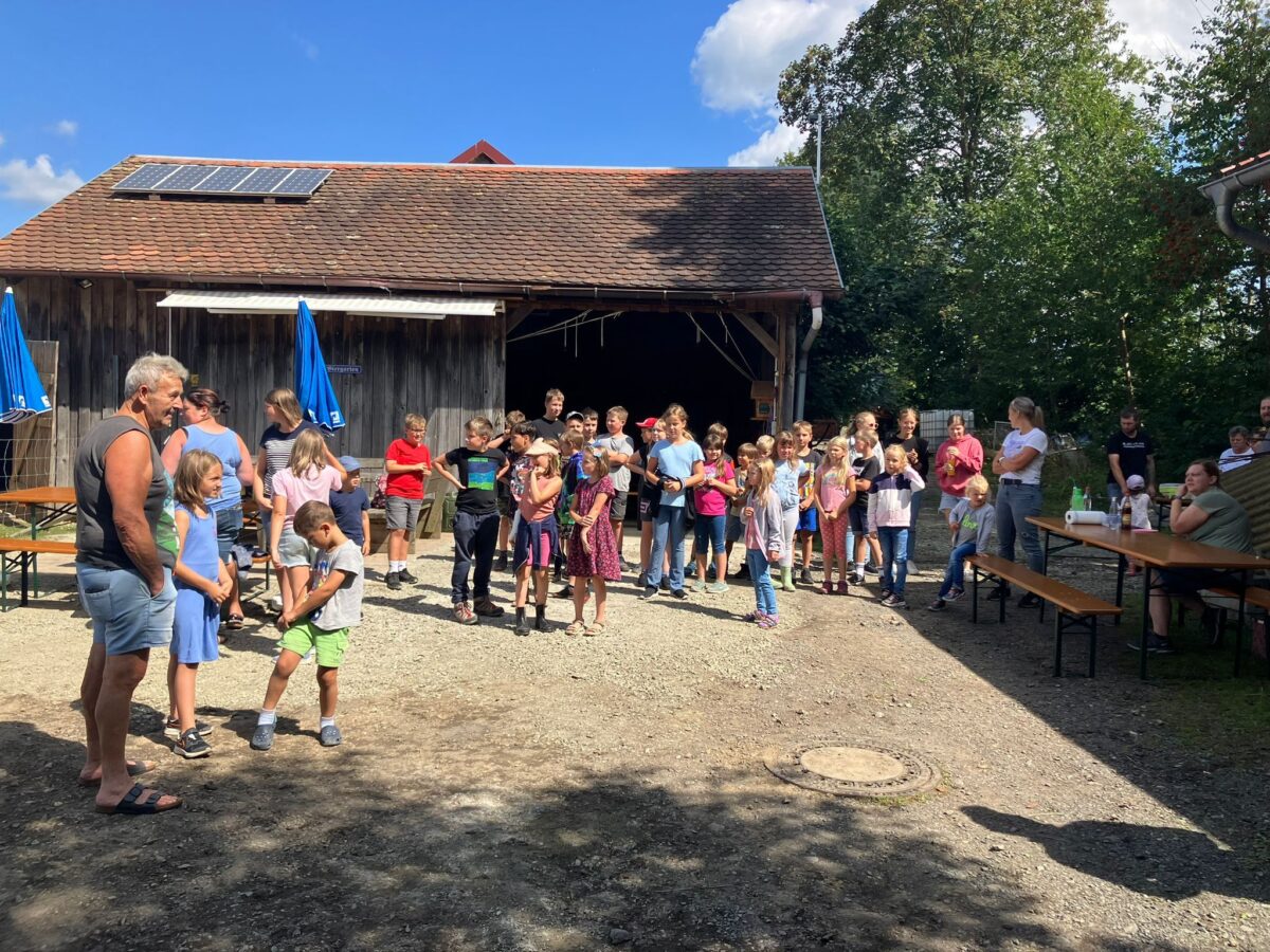 Abenteuerliches Kinderferienprogramm mit Alpakas in Eslarn