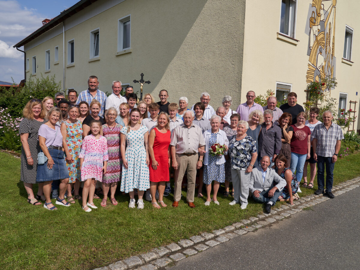 Doppeljubiläum für Familie Stopfer: 85. Geburtstag und Diamantene Hochzeit