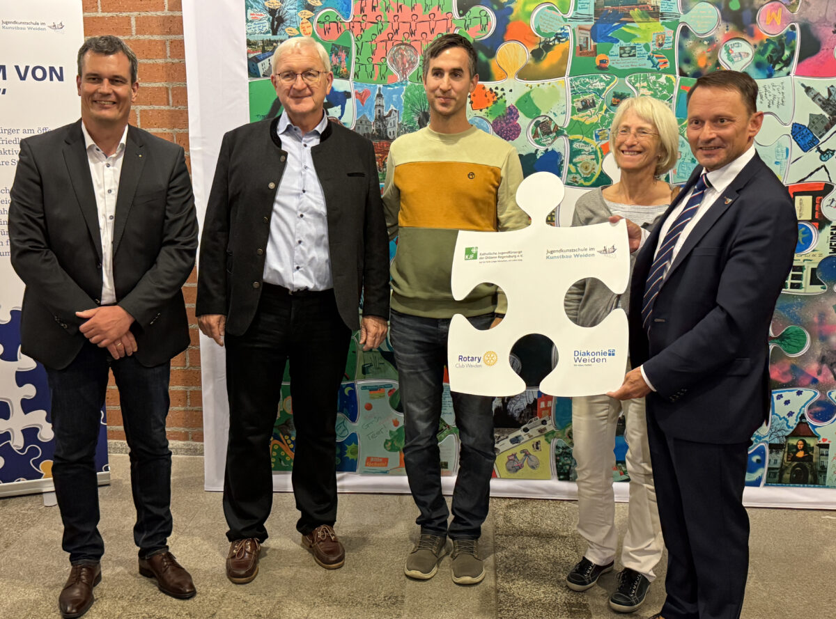 Der Rotary Club Weiden fördert das Projekt „Mein Traum von Weiden“