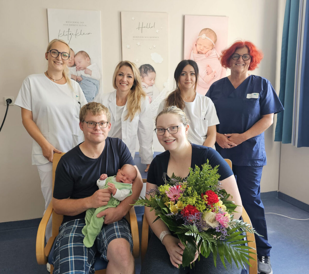 Johanns Geburt ist die 1.000 am Klinikum Weiden