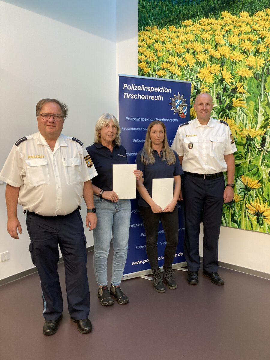 Ehrungen bei Tirschenreuther Sicherheitswacht