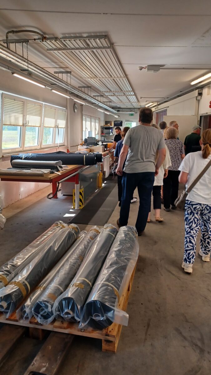 Einblicke in die Tuchfabrik Mehler bei den Stiftlandtagen