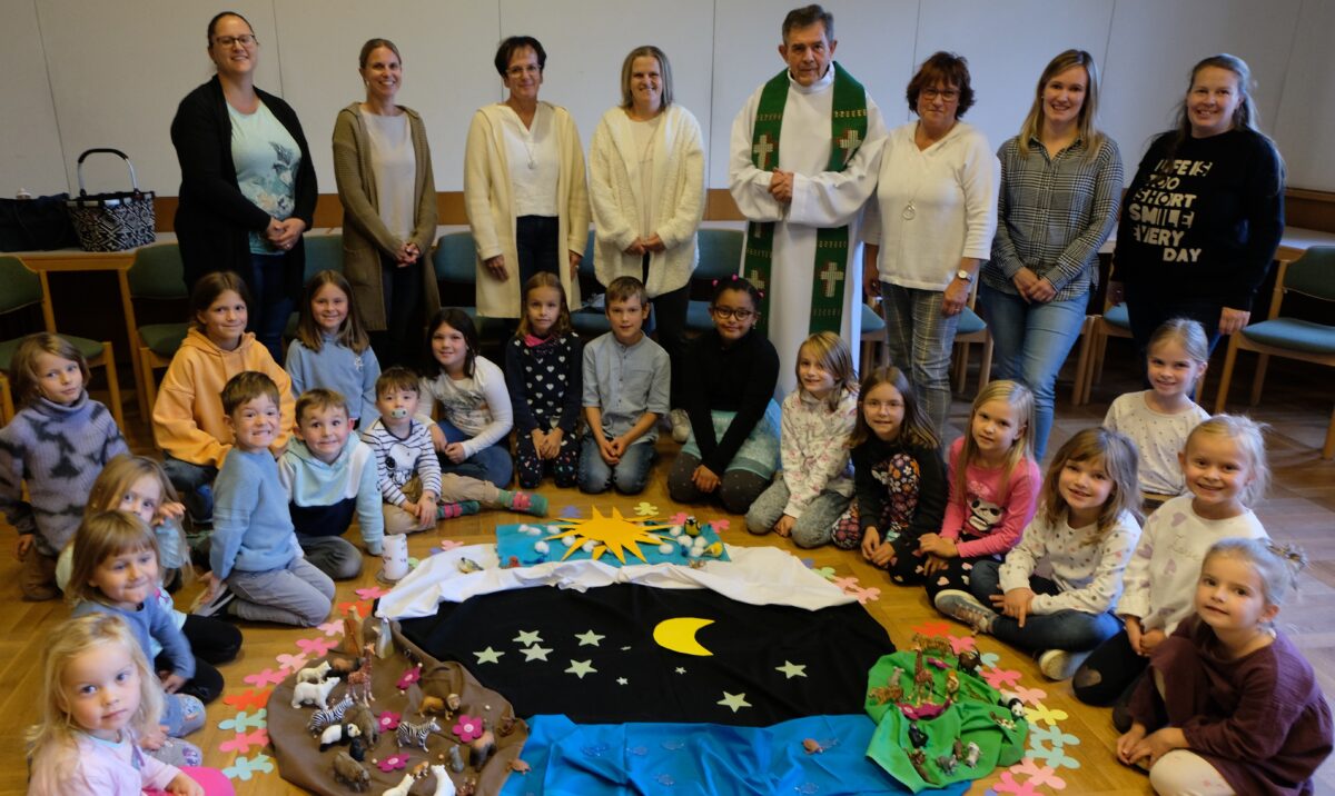Generationenwechsel in der Kinderkirche Floß