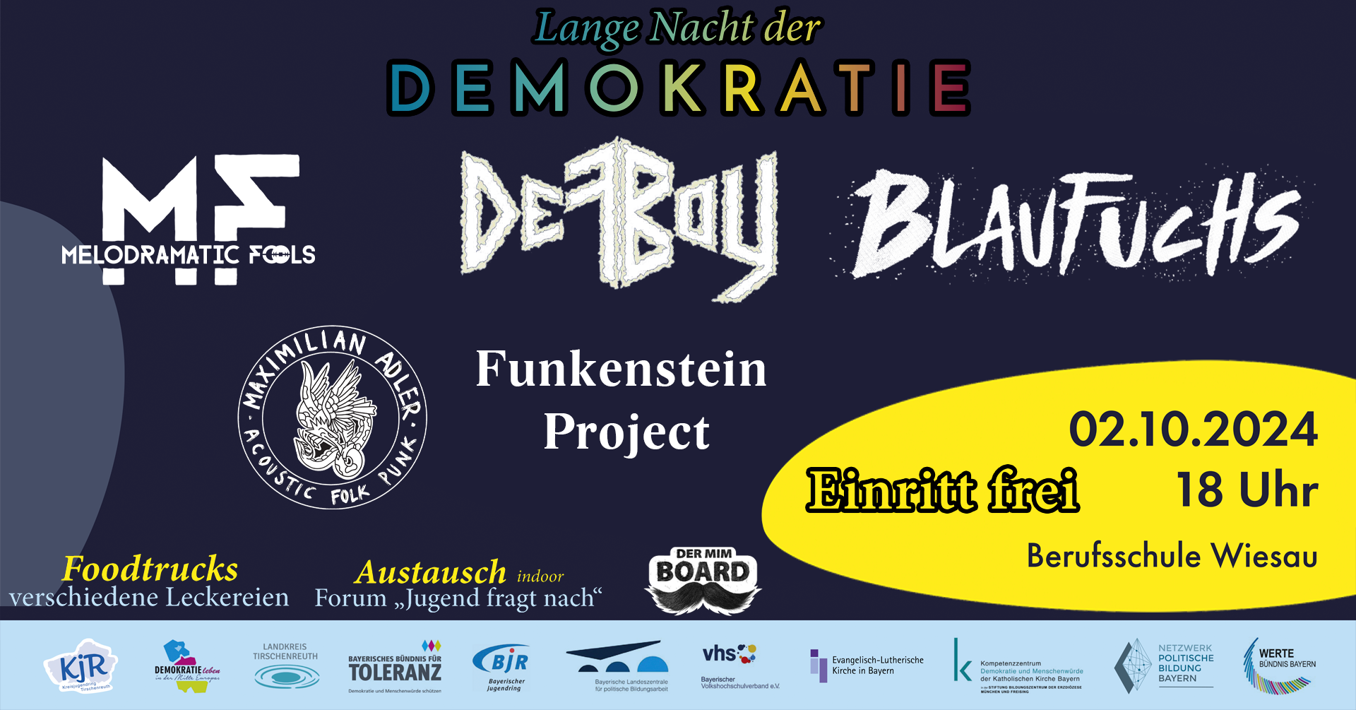 Lange Nacht der Demokratie lockt nach Wiesau