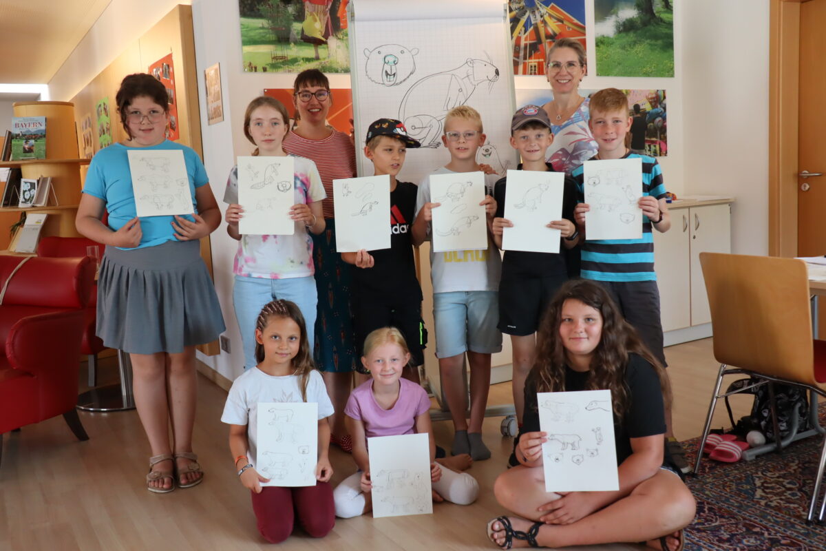 Magische Malkurse begeistern Kinder in Burglengenfeld