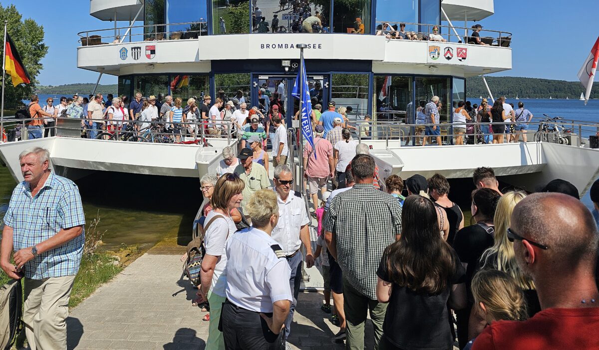 Musikfreunde Weiden genießen Kreuzfahrtflair am Brombachsee