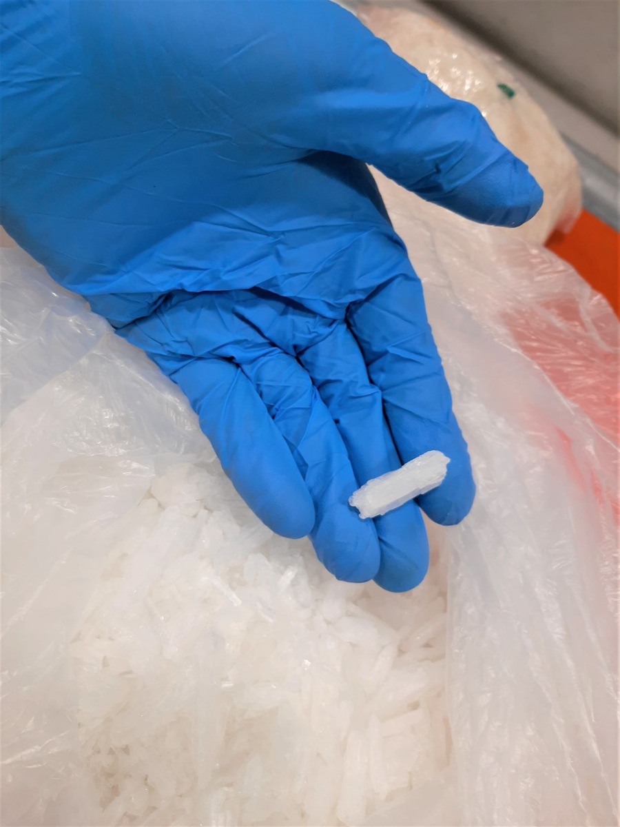 Kontrolle auf A6: Zoll und Bundespolizei entdecken 7,6 Kilogramm Crystal