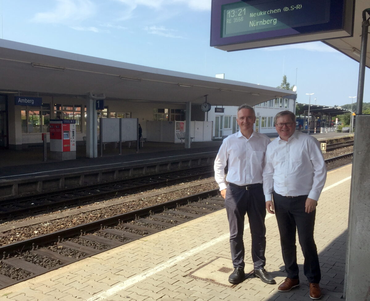 Amberger Bahnhof wird barrierefrei umgebaut