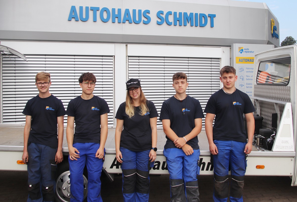 Neue Auszubildende bei Auto Schmidt in Speinshart