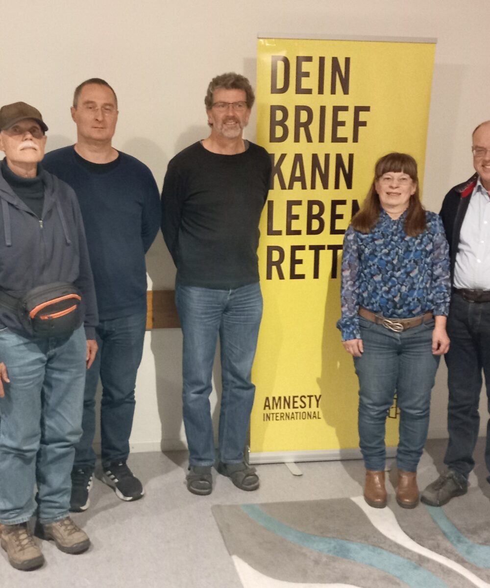 Amnesty International Schwandorf: Ein Brief kann Leben retten