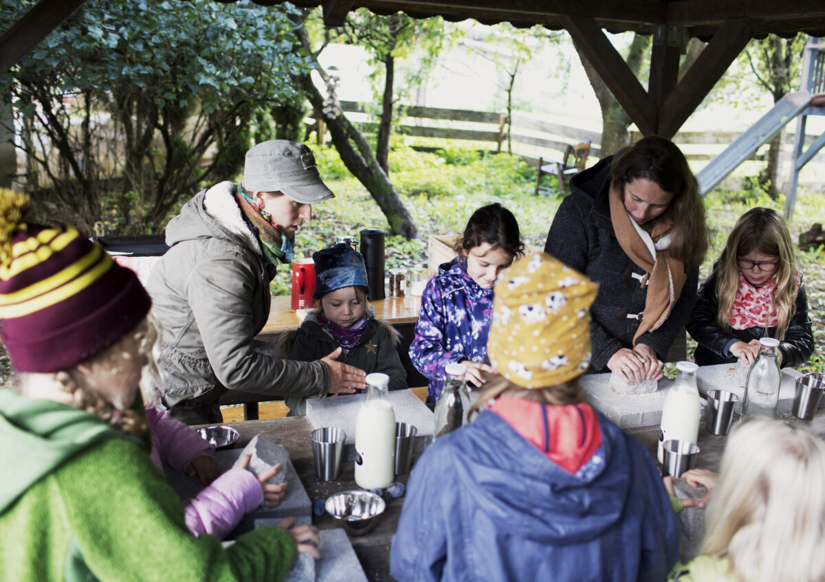 Bio-Erlebnistag für Kinder auf dem Bauernhof in Schmidtstadt