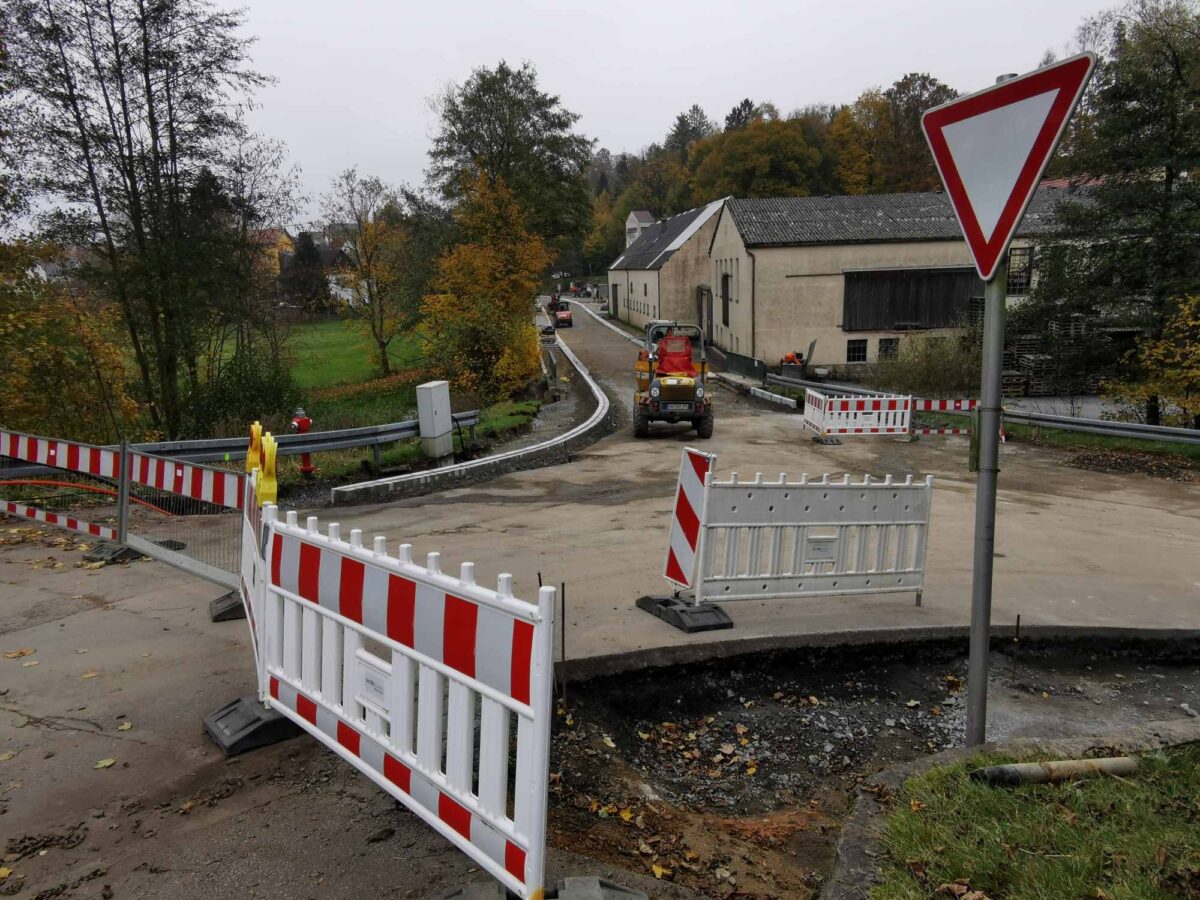 Brennerstraße in Eslarn: Vollsperrung wegen Asphaltierung