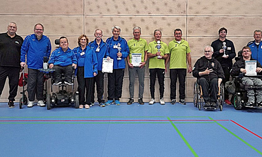 Erfolgreicher Bayernpokal im Hallenboccia in Weiden