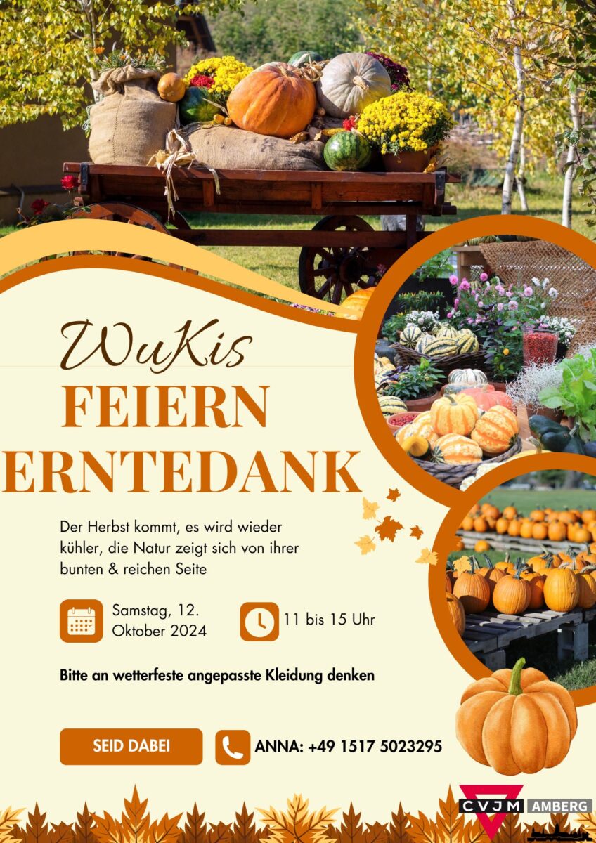 Erntedankfest der WuKis in Amberg am 12. Oktober