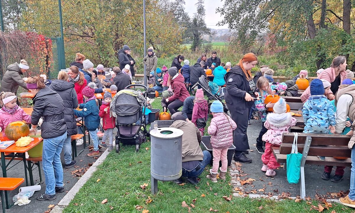 Kürbisspaß beim OGV Schirmitz lockt Familien an