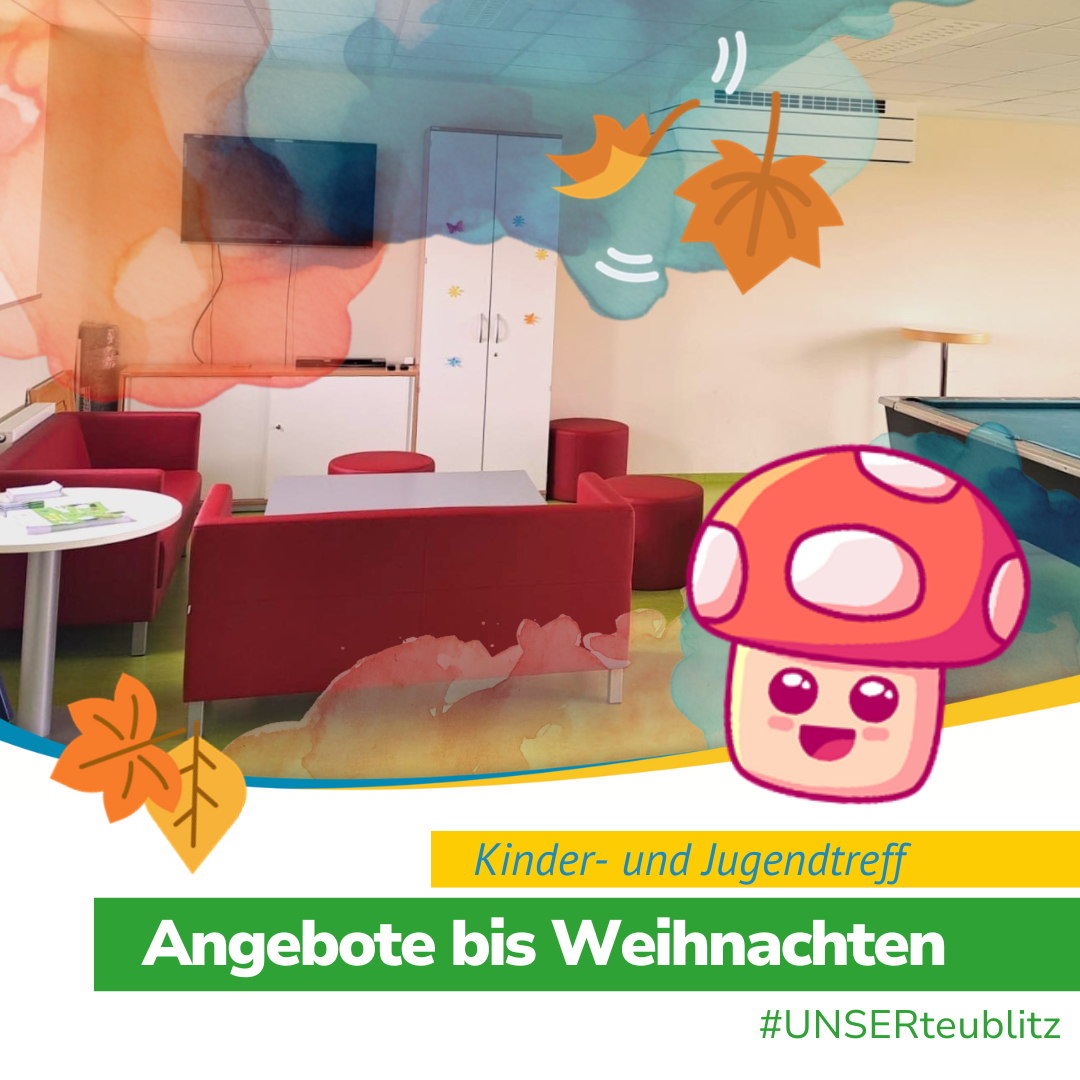 Jugendtreff: Die Angebote für November & Dezember 2024