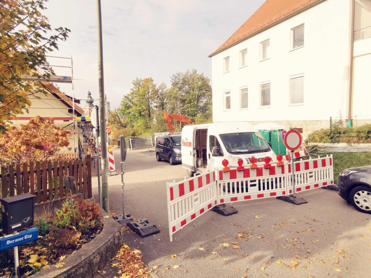 Straßensperren in Eslarn treffen Kindergartenbereich