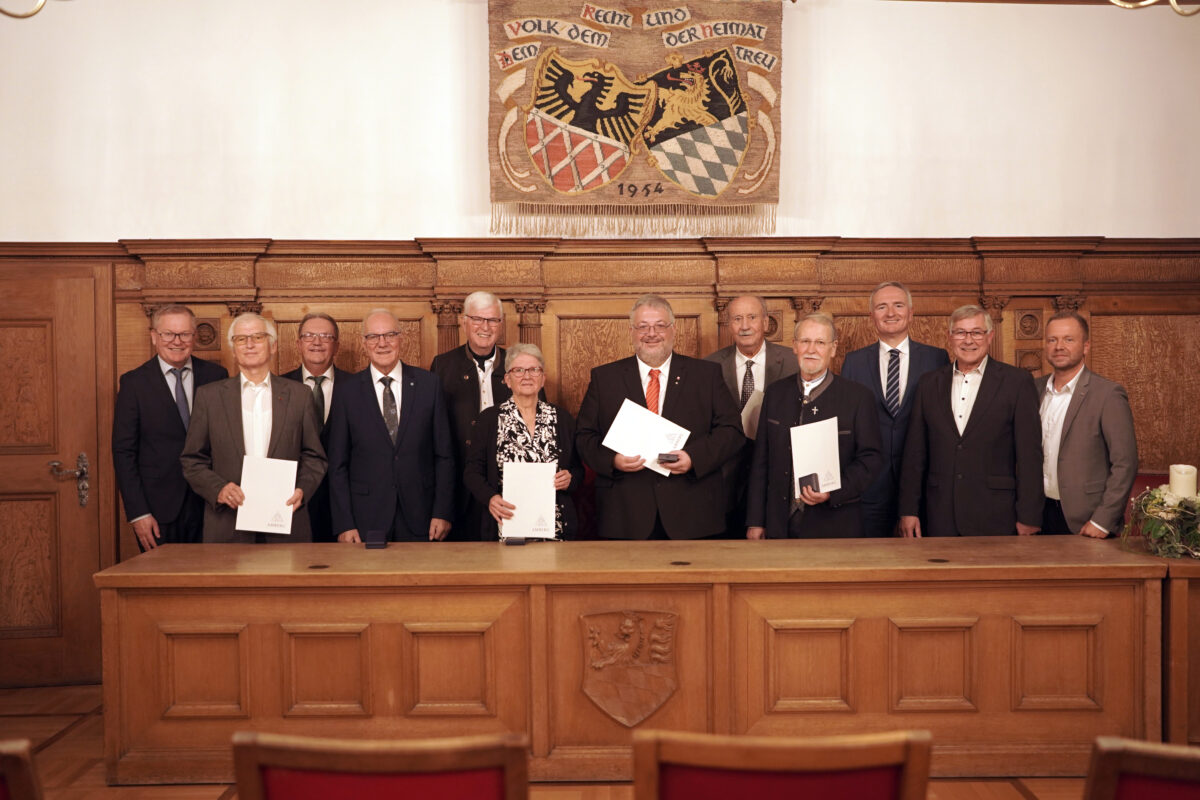 Amberg ehrt Bürger für ihr Engagement