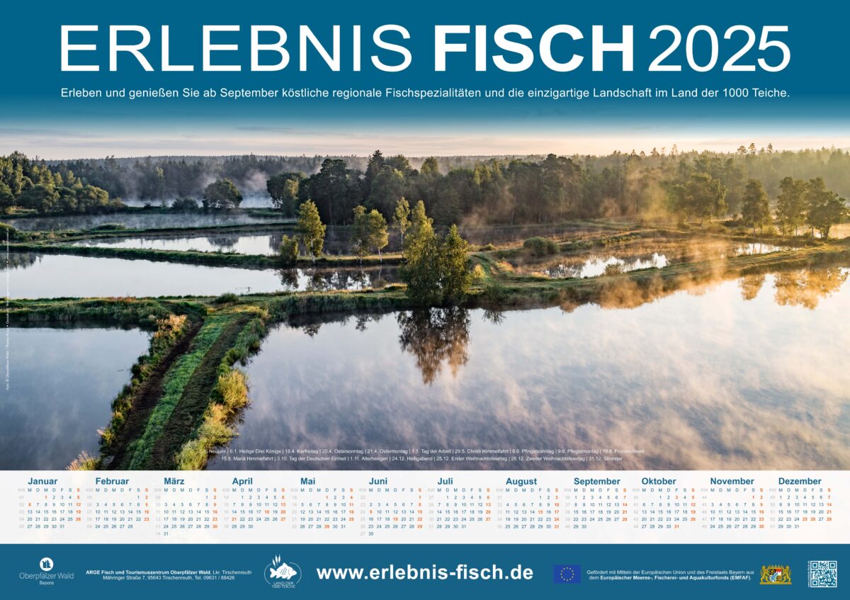 Beliebter Wandkalender der ARGE Fisch e.V. jetzt erhältlich