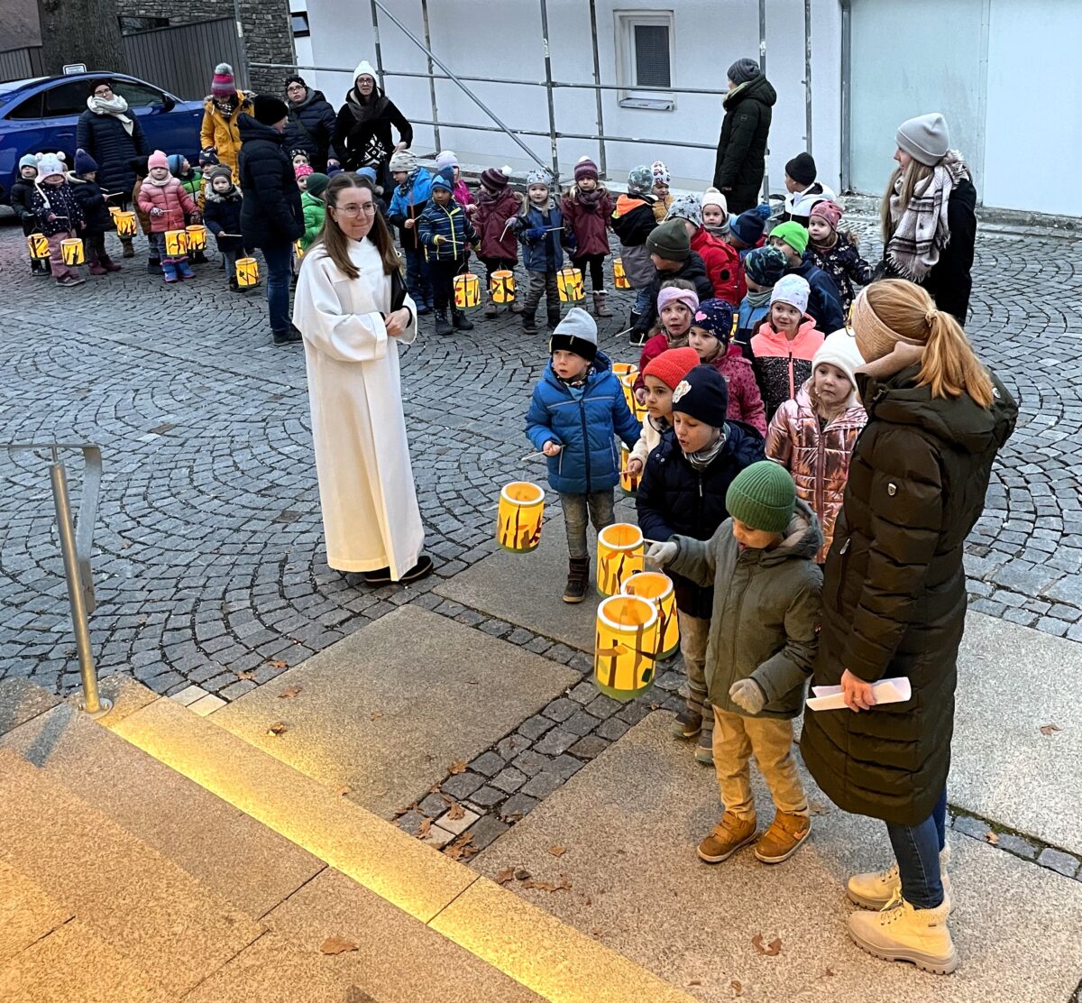 Martinsfeier im Kindergarten St. Nikolaus