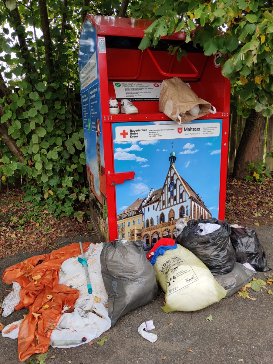 Krise bei Altkleidern überfordert Amberg