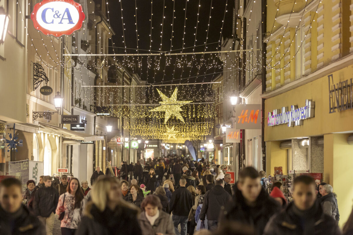 Amberger Altstadt: Winterlichter unvollständig wegen Bauarbeiten
