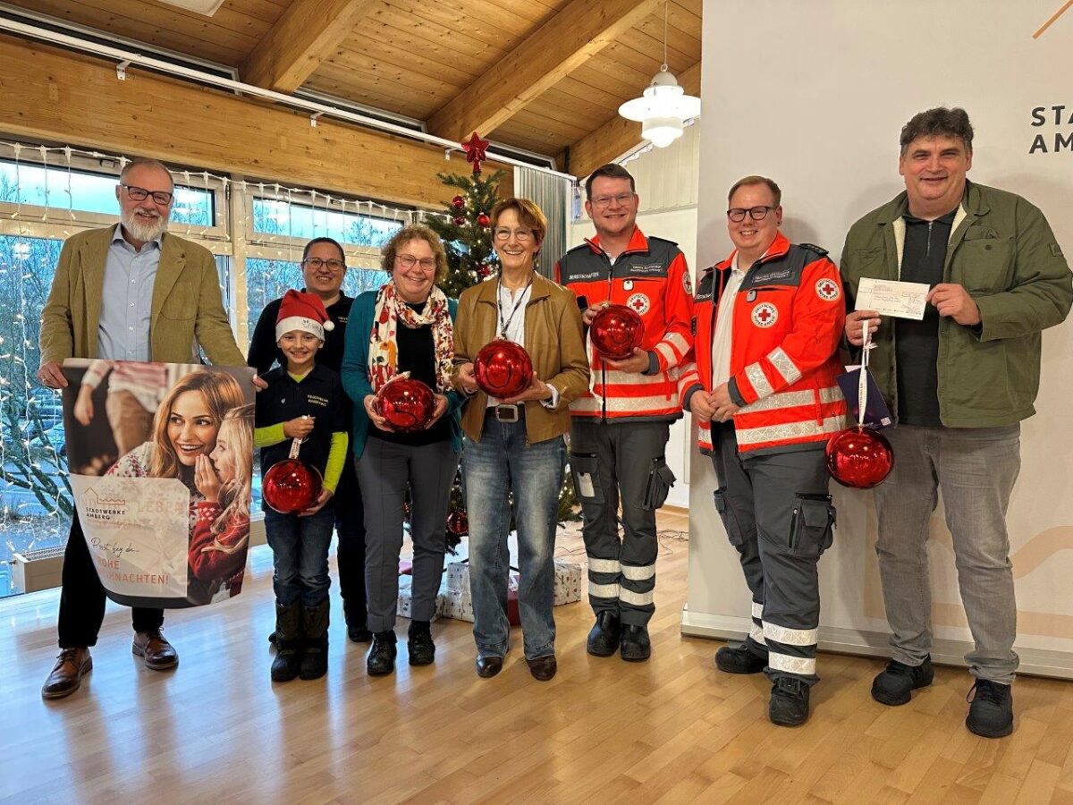 Stadtwerke Amberg spenden 2.500 Euro für soziale Projekte